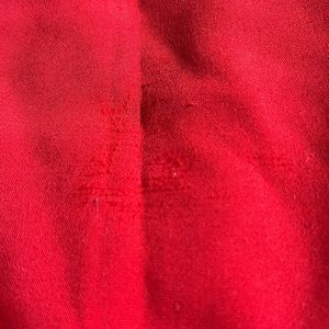 Red skirt